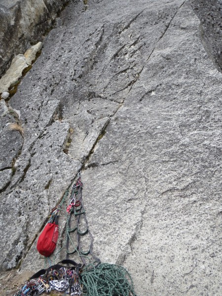 "C1" crack on pitch 1