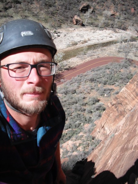 Looking down from the top of pitch 2.