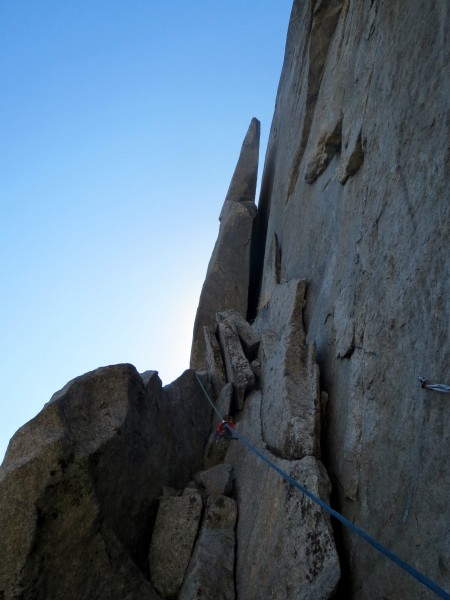 Looking over to Texas Flake from pitch 10 anchors