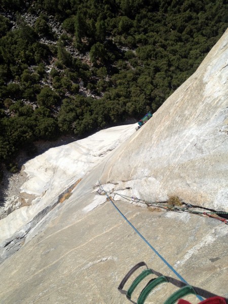 Looking down on pitch 4 of New Dawn