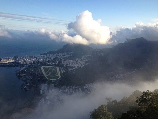 Soaking up the views from Corcovado!