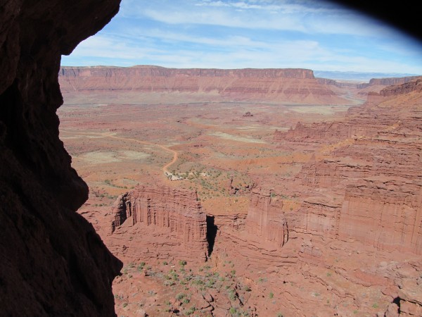 Looking North over Fisher Towers