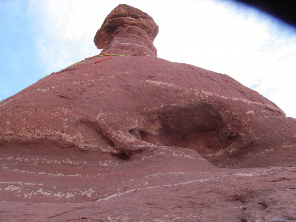 the top of the spire