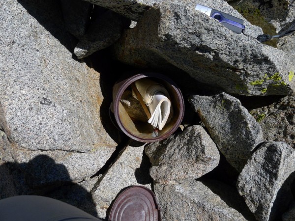 A summit register!