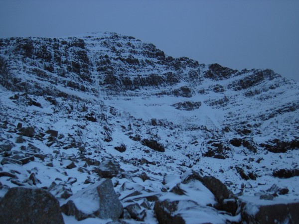 Coire Dubh Mor on Liathach &#40;1/24/14&#41;.