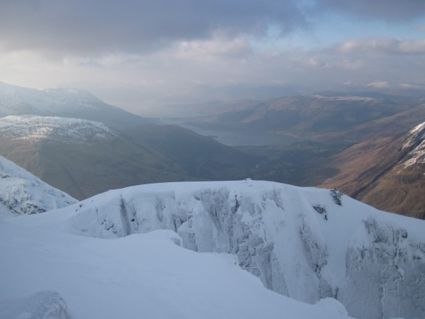 Ft. William from the summit &#40;1/30/14&#41;. Ft. William makes a gre...