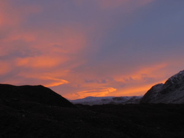 Nice sunrise from the trail on the last day of the BMC International W...