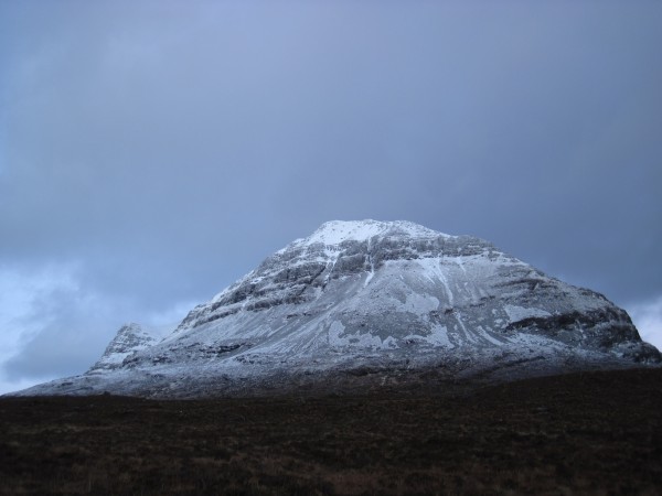 The back side &#40;descent side&#41; of Beinn Eighe on the Torridon Es...