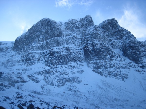 Plan: climb the East Buttress of the Triple Buttresses of Beinn Eighe ...