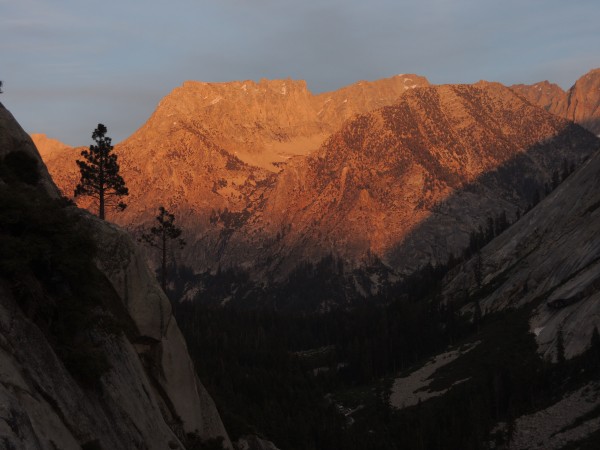 Sunset in Kings canyon