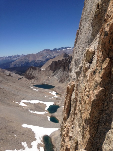 Looking left at the fourth pitch.  Supertopo "High Sierra" guidebook c...