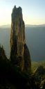 Castle Rock Spire - FFA of the Direct East Face (III+ 5.11Burly)!!!! - Click for details