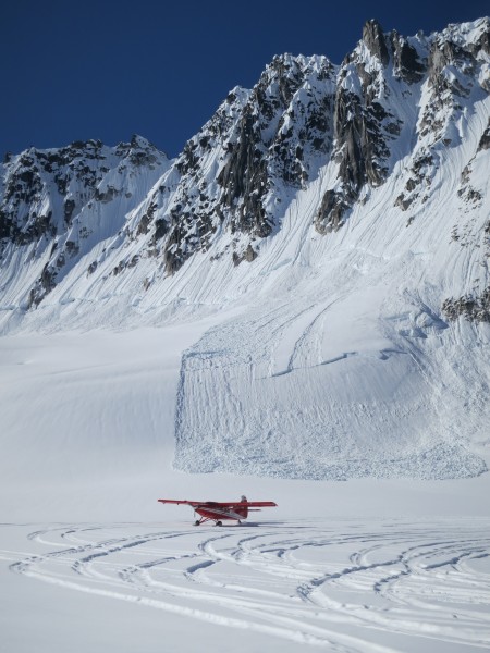 There was a high level of avalanche activity during our trip.