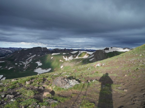 When I saw my shadow, I took it as a sign, and went for the summit!