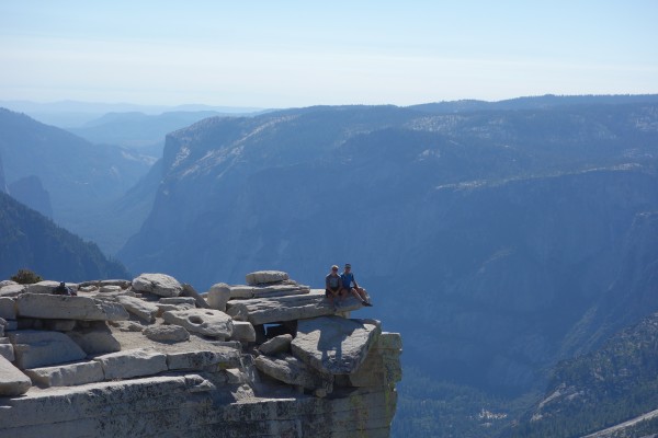 Kirt and Reed atop Half Dome