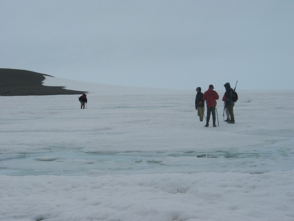 hiking the Lincoln Sea