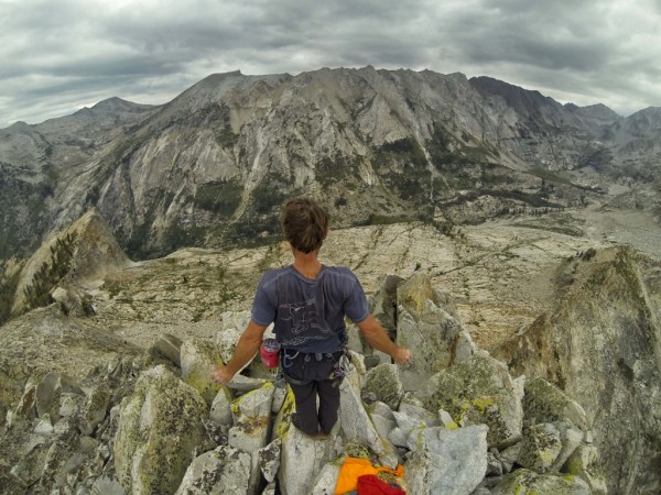 Peter Croft on the Summit of Angel Wings