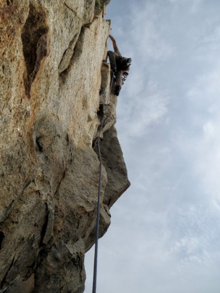 Howie on Angel Wings ridge route