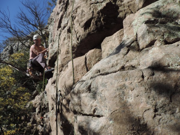 Martín foot-lifting on a 5.9