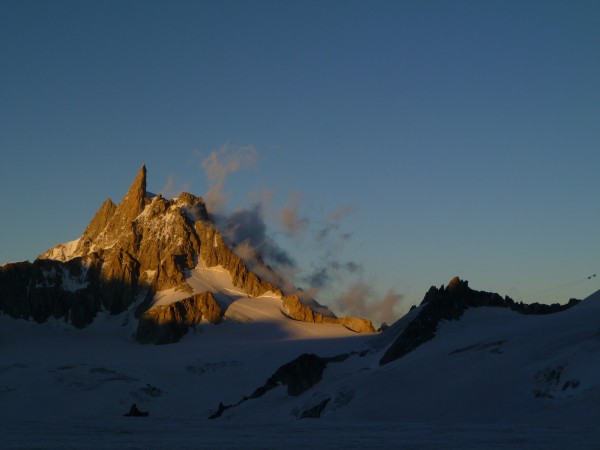 Dent du Géant as seen from the Satellites area