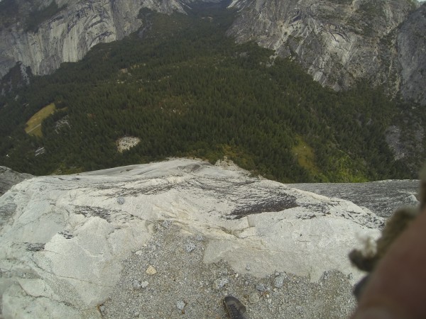 I arrived at the top of the climb about 4pm, right as a big rainstorm ...