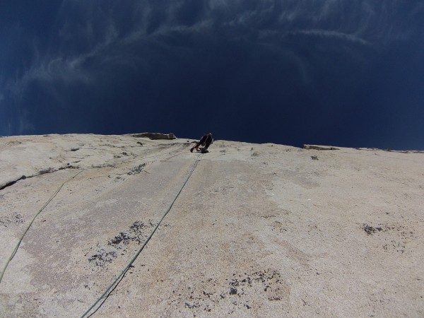 Dave leading on pitch 3