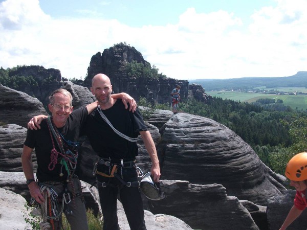 Me and Achim on Falcon Turm