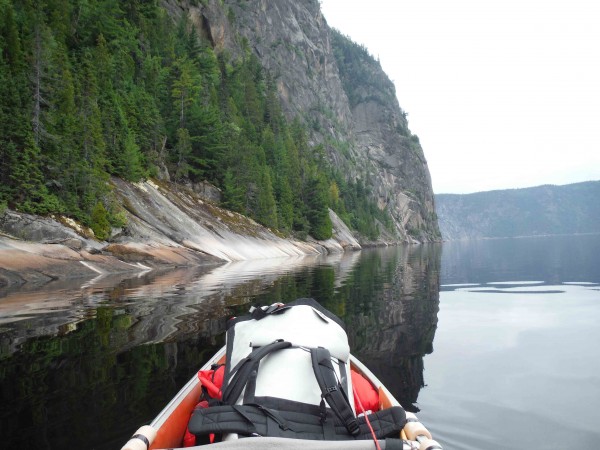 Paddling out to Cap Trinity