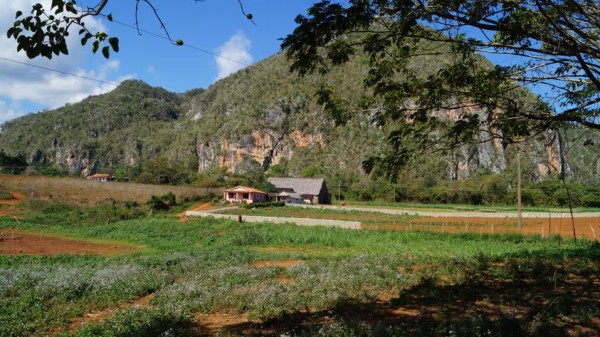 The cliffs outside of Vinales