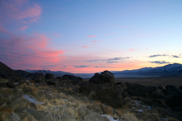 Northern Nevada Desert Twilight