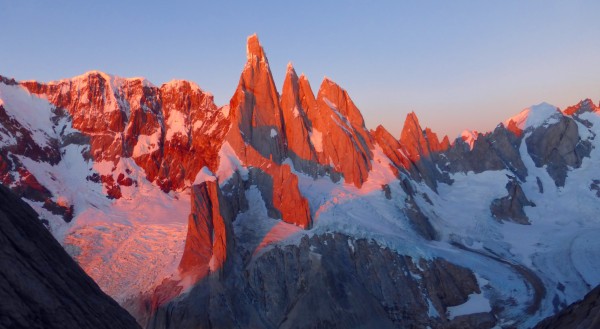 Views from the base of Chiaro di Luna.