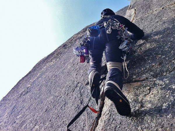 Dan heading off on a crash course about hooks, marginal gear and high-...