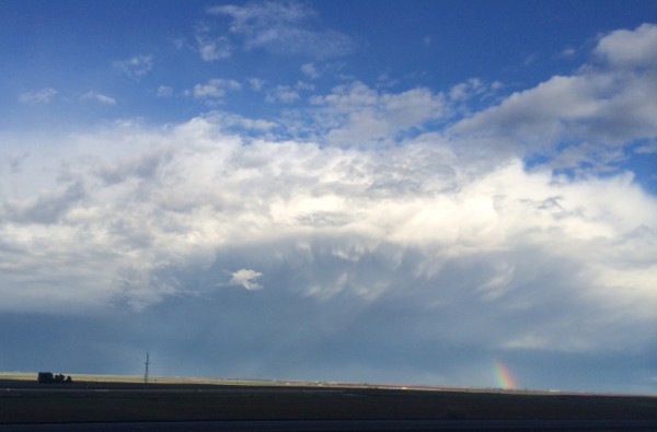 First rainbow sighting.