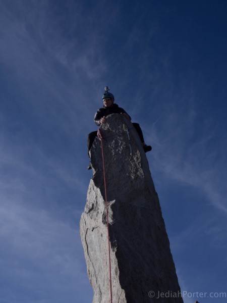 Sitting on Starlight Peak