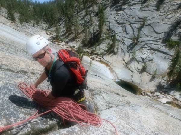 Low angle, low worries: pitching it out above Illilouette Creek