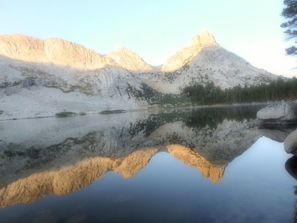 Still air and still mind- young lakes at sunset