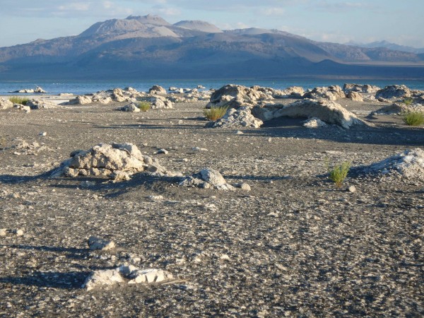 Beneath Black Point looking south- Panum and other craters in the dist...