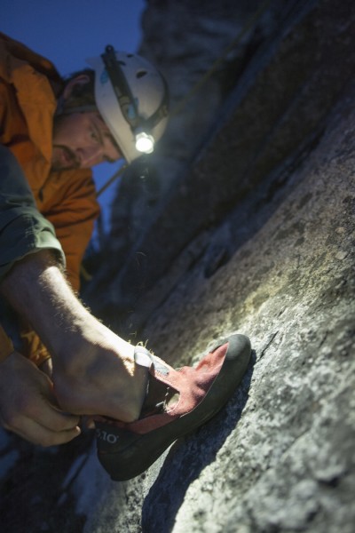 Me at the base of Timebinder  © Elliott Natz