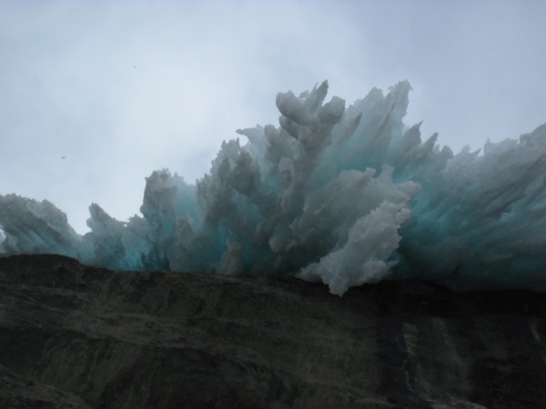 Some of the ice we did not climb &#40;4/8/14&#41;.