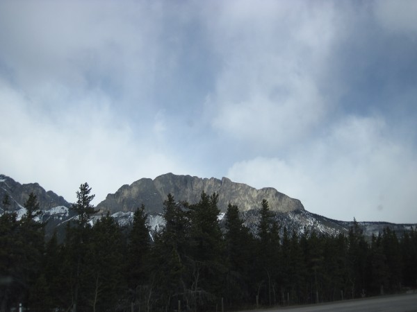 Mount Yamnuska - "the wall of stone" &#40;4/9/14&#41;.