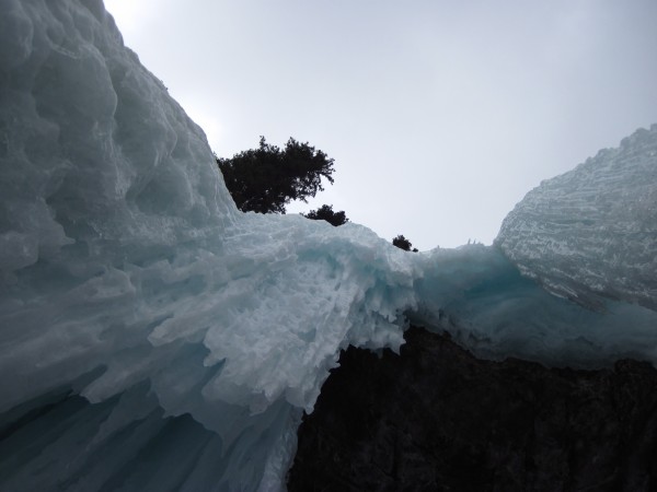 Pillar on the right and the mellower terrain on the left which I had c...