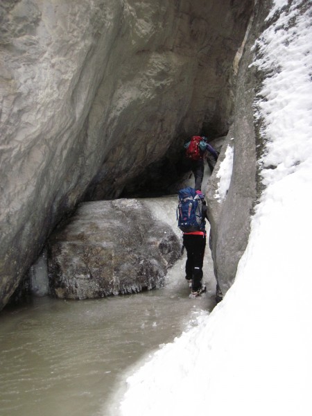 Nice little canyoneering approach to the End of the Line &#40;4/15/14&#41;.