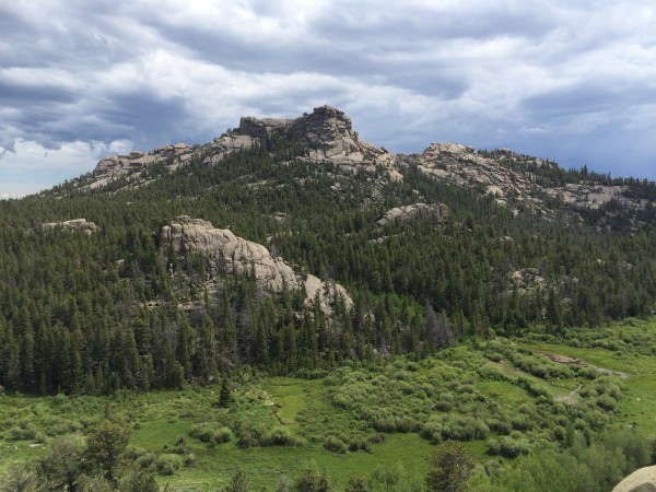 Heartbreak Hotel and across valley from Valley Massif