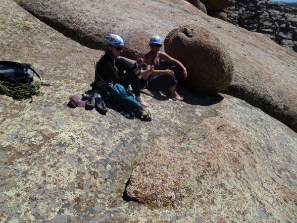 kcow and DK atop Walt's Wall