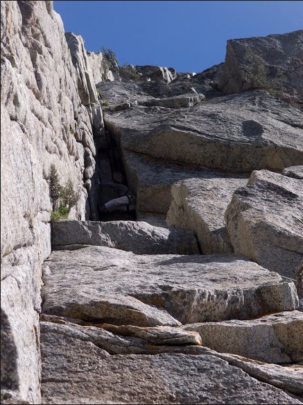 heading into the chimney