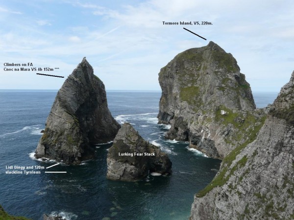 Cnoc Na Mara summit on left