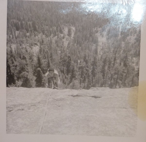 Tim Schiller near top of Hawk Dome, August, 1970