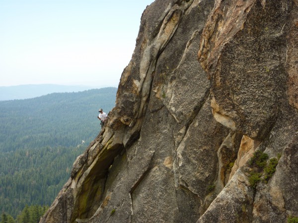 Beautiful position on an outstanding climb - South Pillar of Fresno Do...