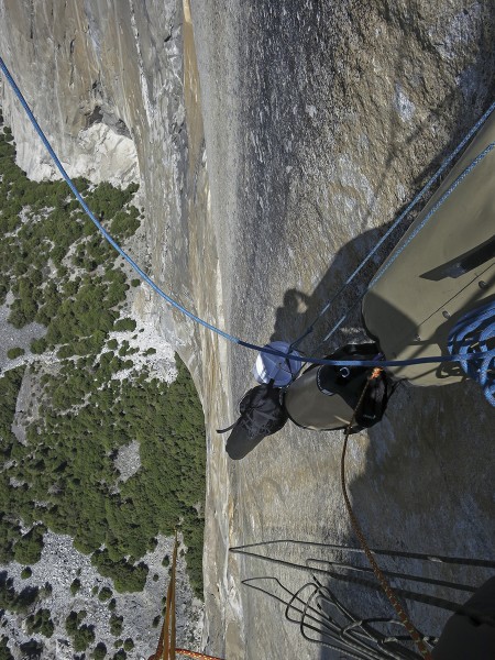 P14 belay exposure - yowza