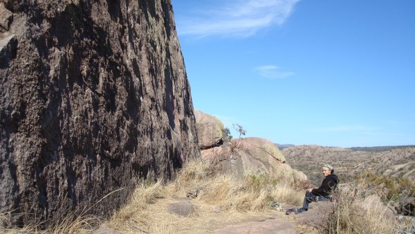 At the base of the Placas de Arriba